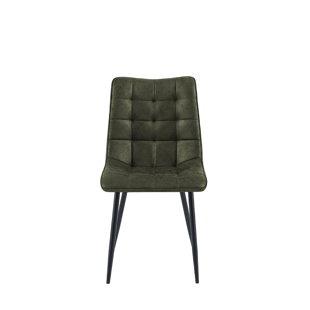 Eetkamerstoel Lucille Army Groen 4 pieces a box (set of 4)