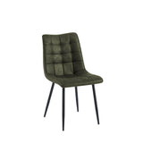 Eetkamerstoel Lucille Army Groen 4 pieces a box (set of 4)