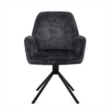 Eetkamerstoel Noah Antraciet (set of 2)