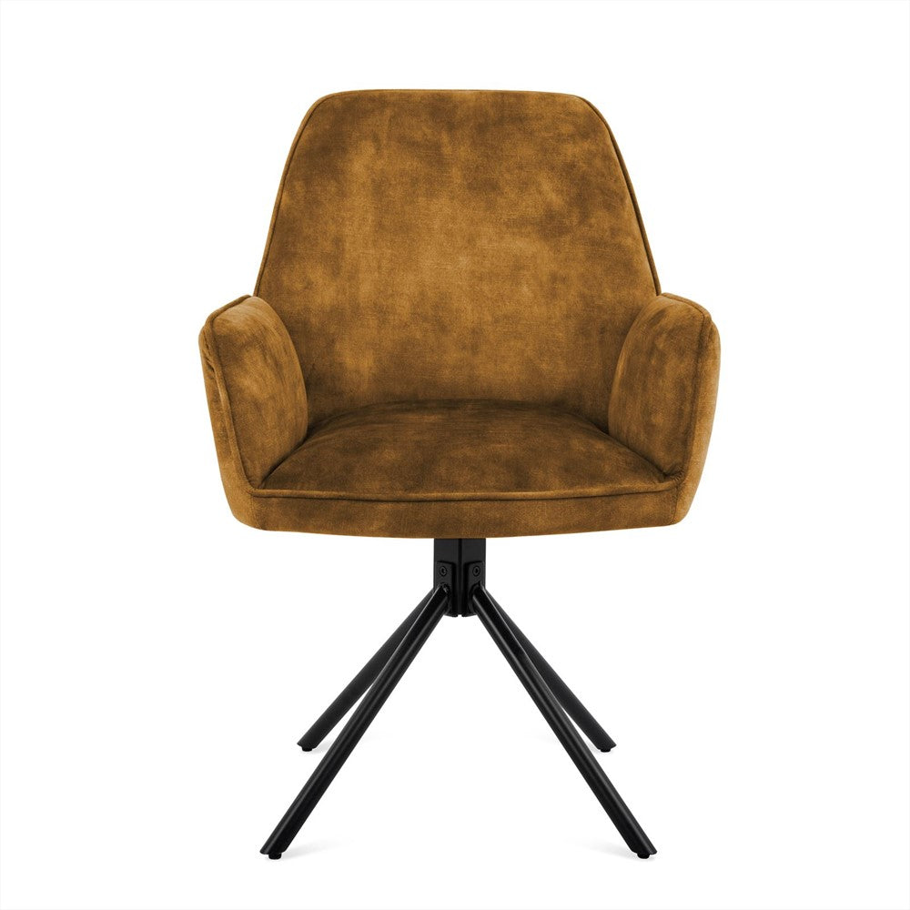 Eetkamerstoel Noah Cognac (set of 2)