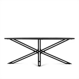 Eettafel Ellips Yana Zwart 200