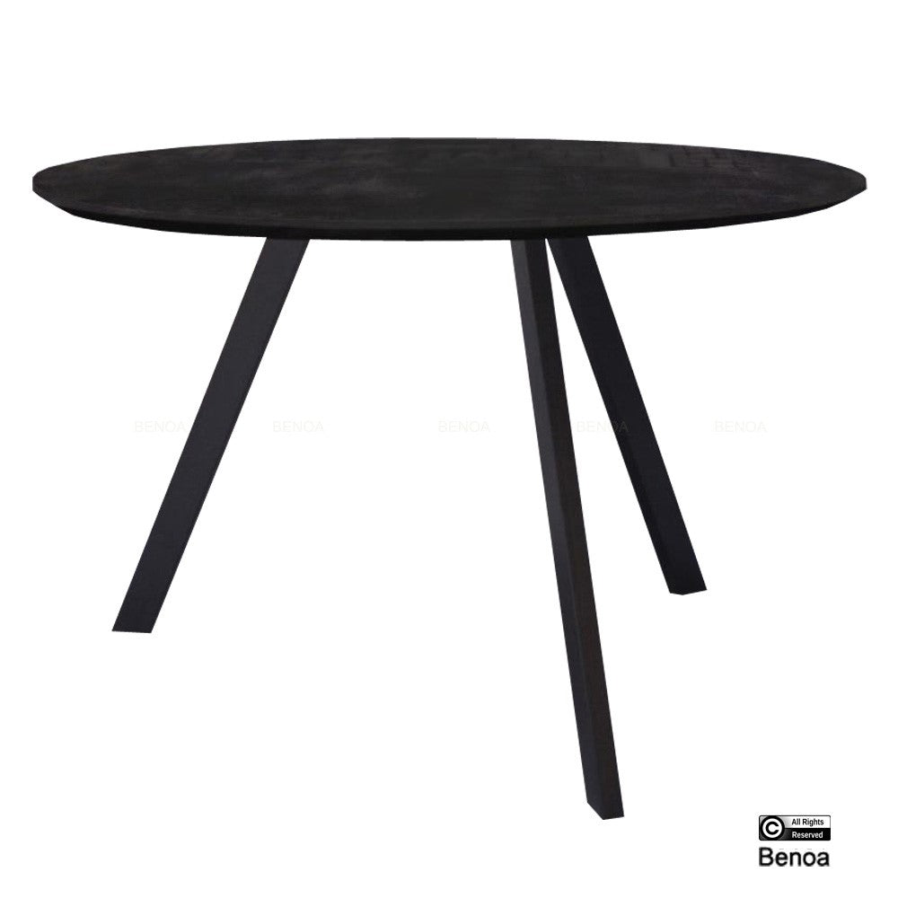 Eettafel Rond Berlin Zwart 150