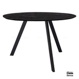 Eettafel Rond Berlin Zwart 150