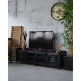TV meubel zwart metaal 160cm