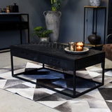 Salontafel Jax Zwart 120