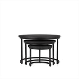Salontafel Rylee Zwart Set van 3