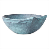 Schaal Decoratief Blauw Patina (set of 4)