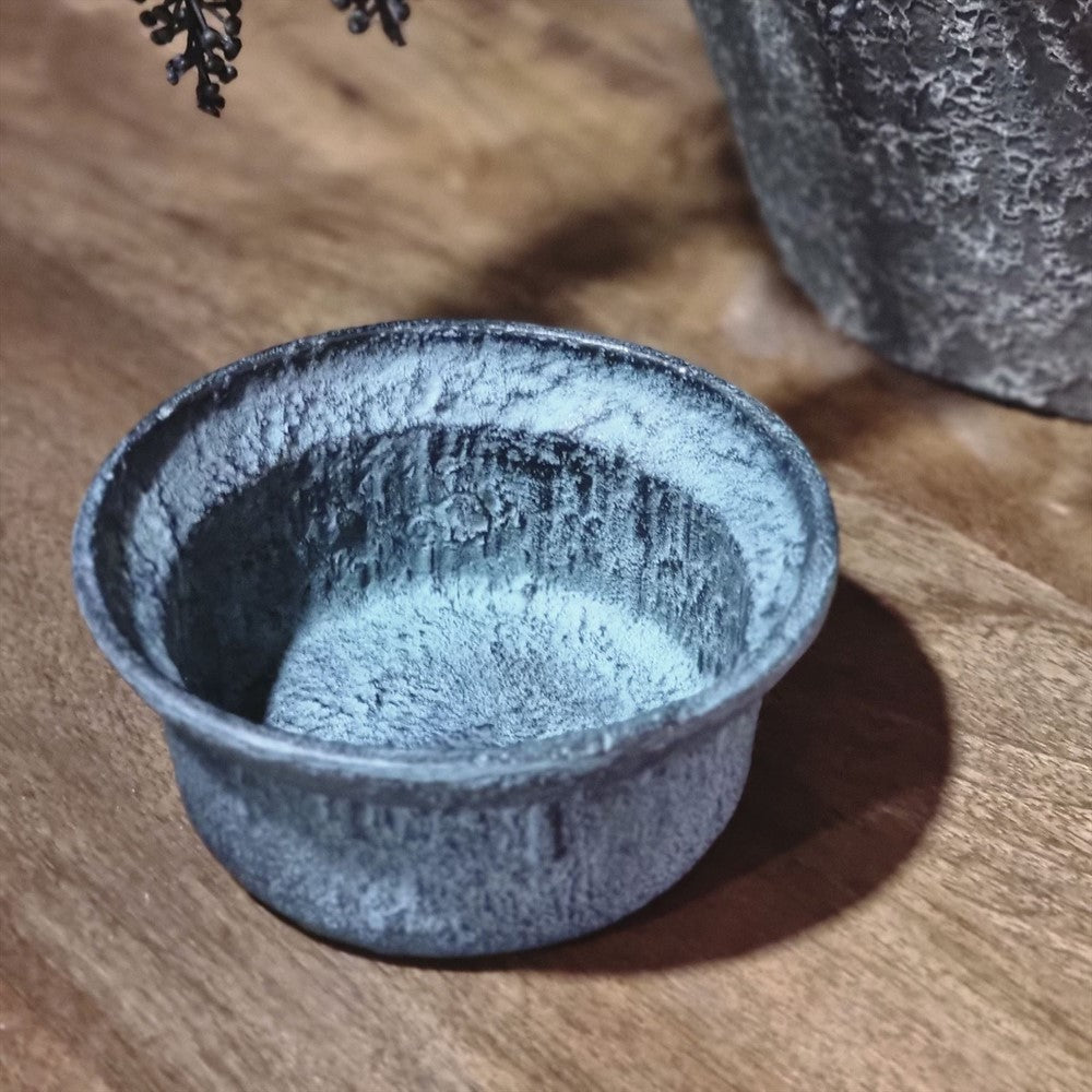 Schaal Decoratief Blauw Patina (set of 4)
