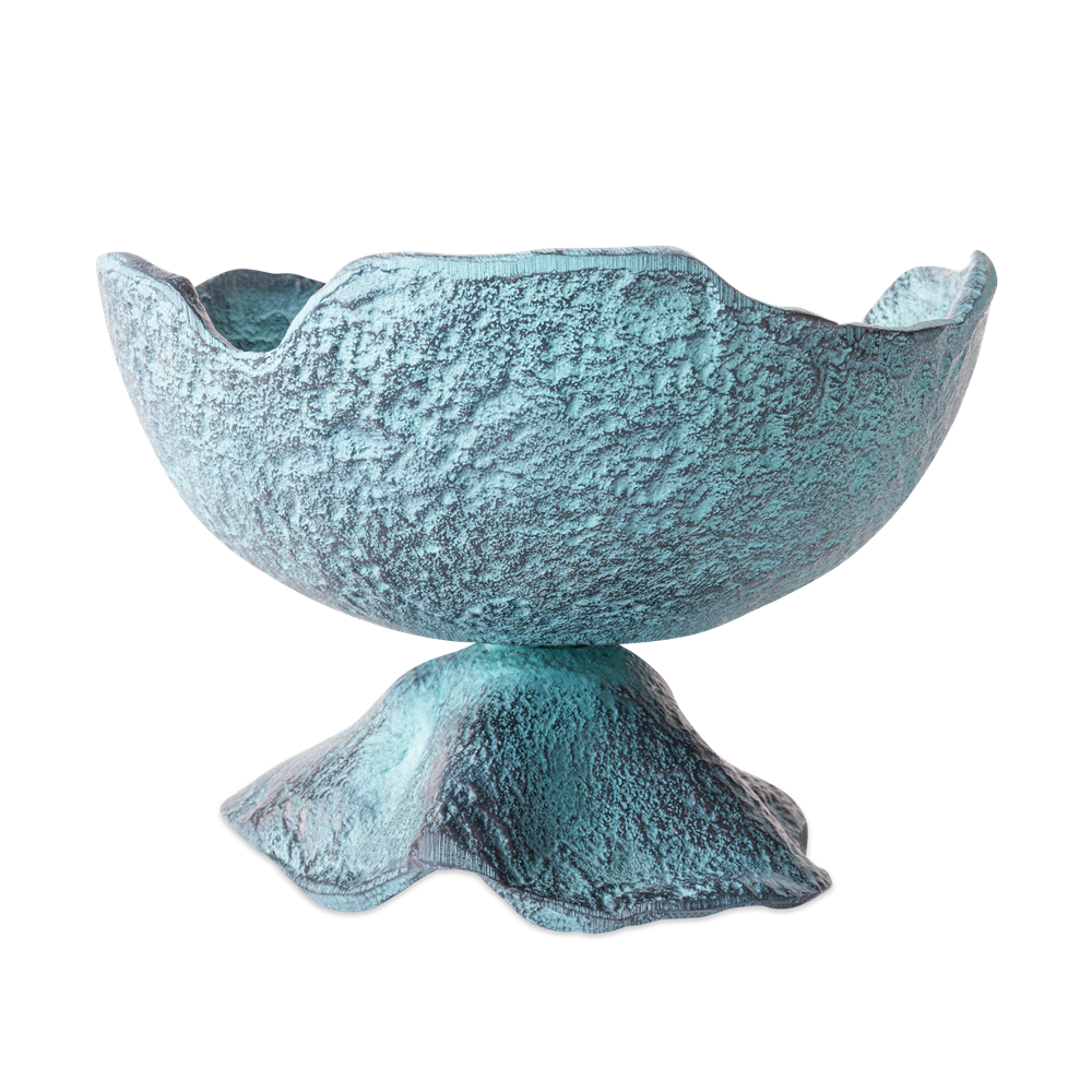 Schaal Decoratief Blauw Patina (set of 4)