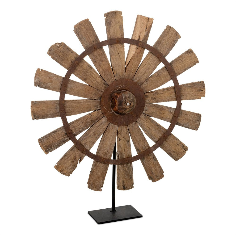 Sculptuur Charkha (set of 2)
