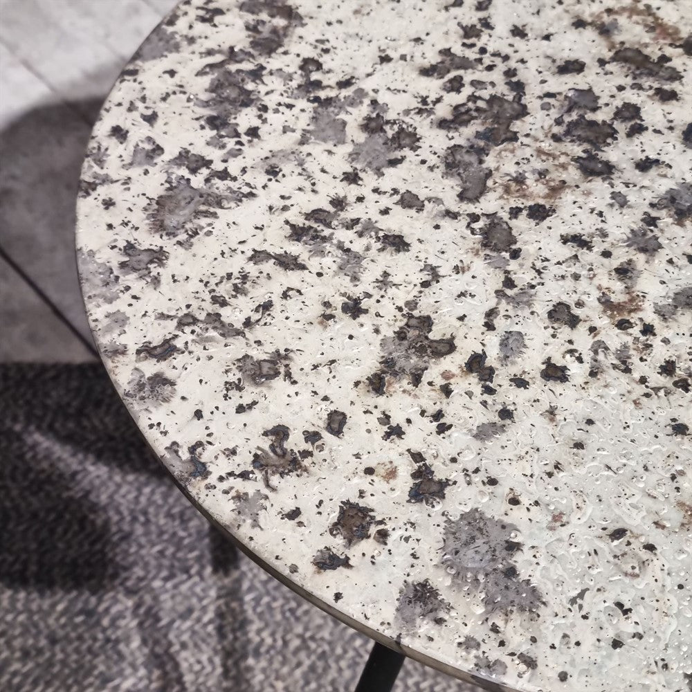 Sidetable Koper Glas 38