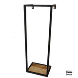 Wandrek Metaal met Mango Houten Plank