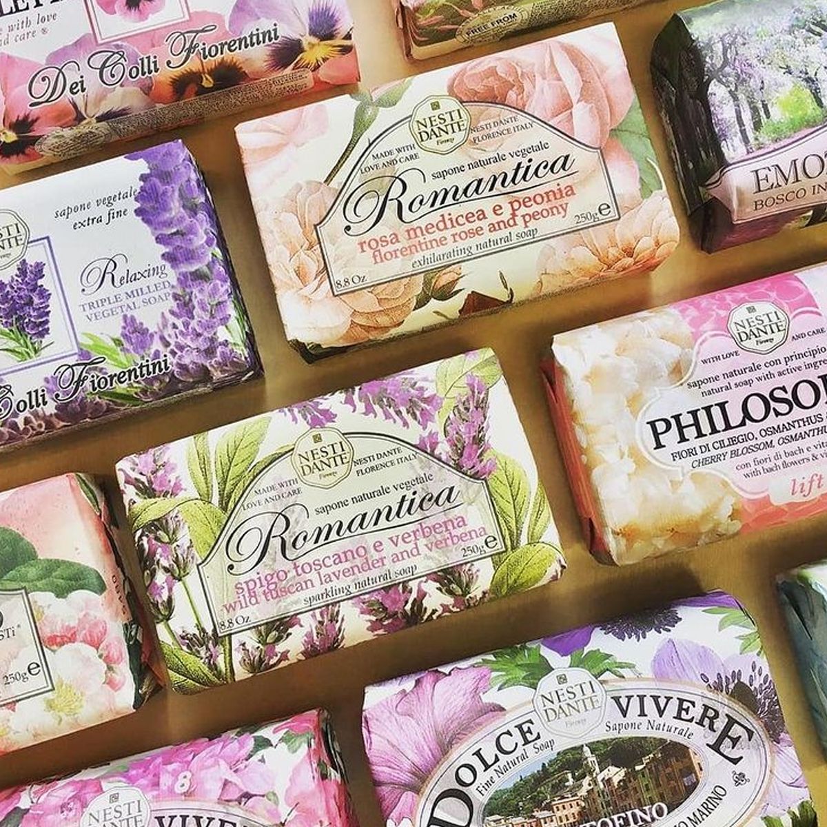 Nesti Dante Zeep Romantica Wild Tuscan Lavender &amp; Verbena 250gr